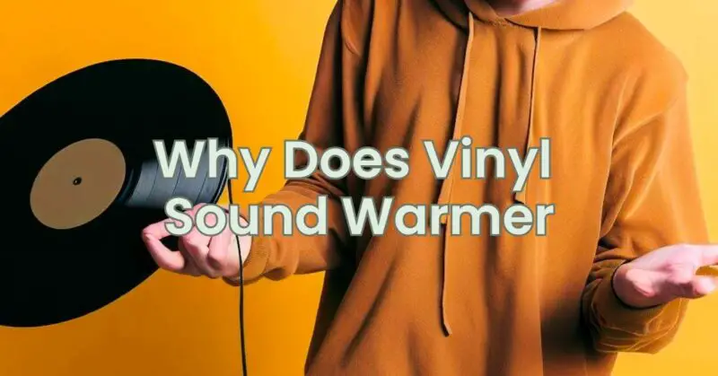 Why Does Vinyl Sound Warmer