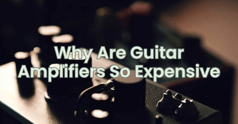 Why Are Guitar Amplifiers So Expensive