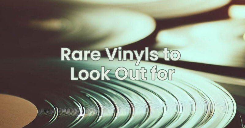 Rare Vinyls to Look Out for