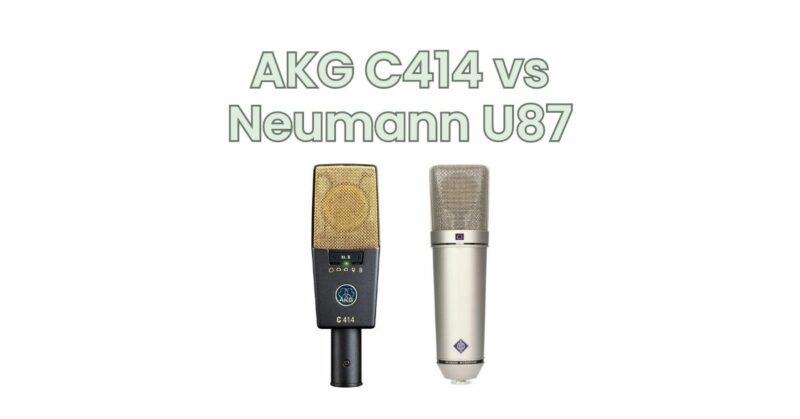 AKG C414 vs Neumann U87