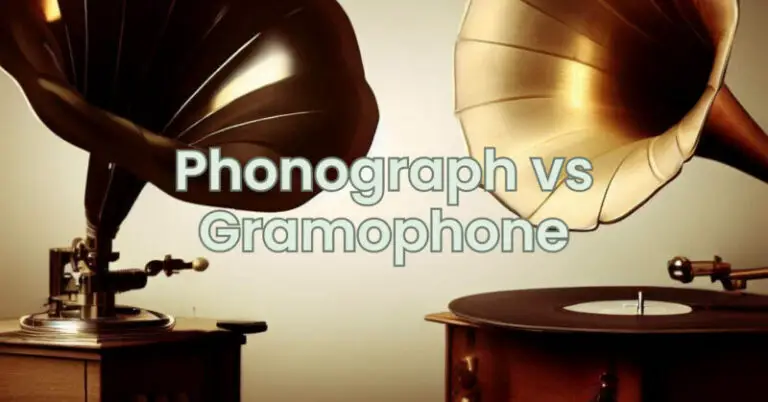 Phonograph vs Gramophone - All For Turntables