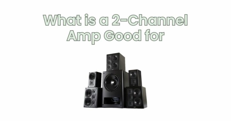 What is a 2-Channel Amp Good for