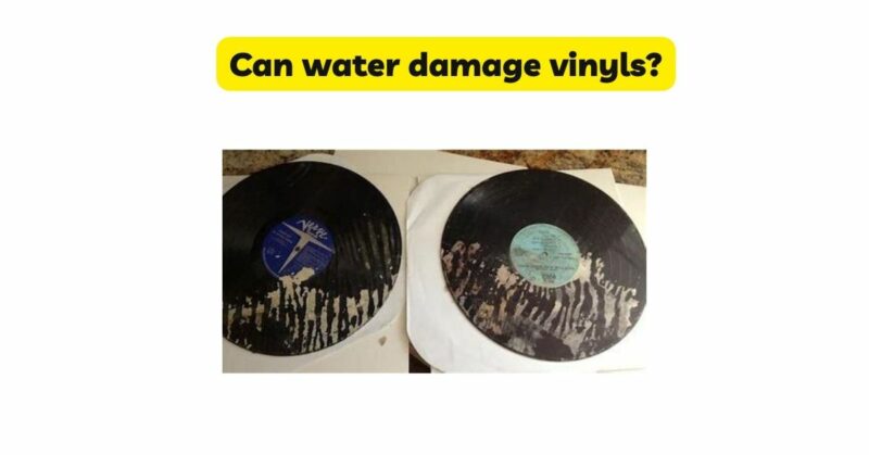 Can water damage vinyls?