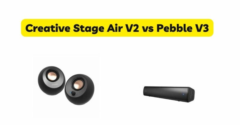 Creative Stage Air V2 vs Pebble V3