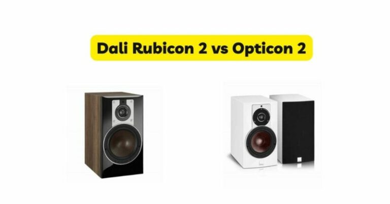Dali Rubicon 2 vs Opticon 2 - All For Turntables