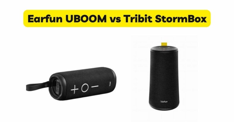 Earfun UBOOM vs Tribit StormBox