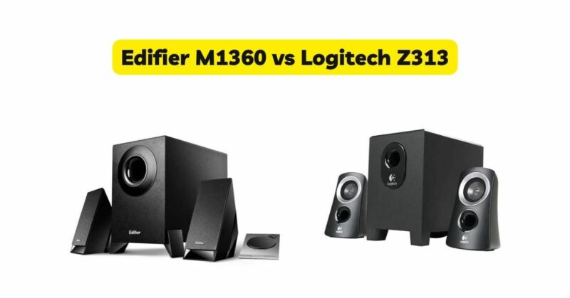 Edifier M1360 vs Logitech Z313