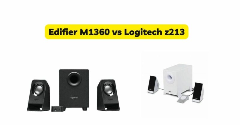 Edifier M1360 vs Logitech z213
