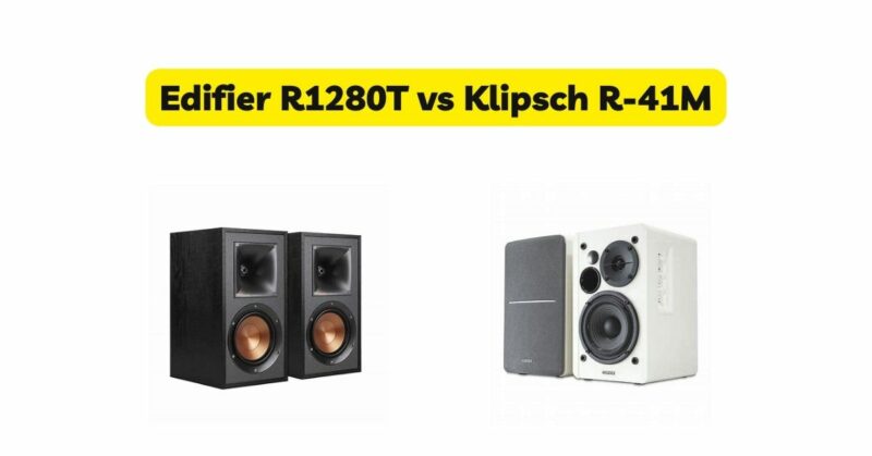 Edifier R1280T vs Klipsch R-41M