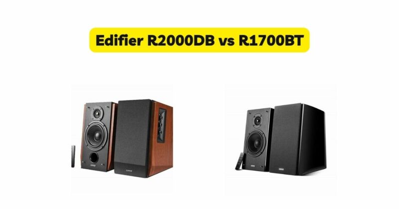 Edifier R2000DB vs R1700BT - All for Turntables