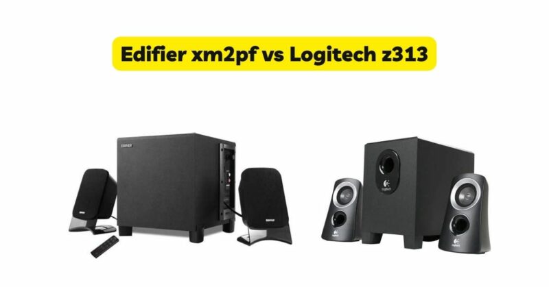 Edifier xm2pf vs Logitech z313