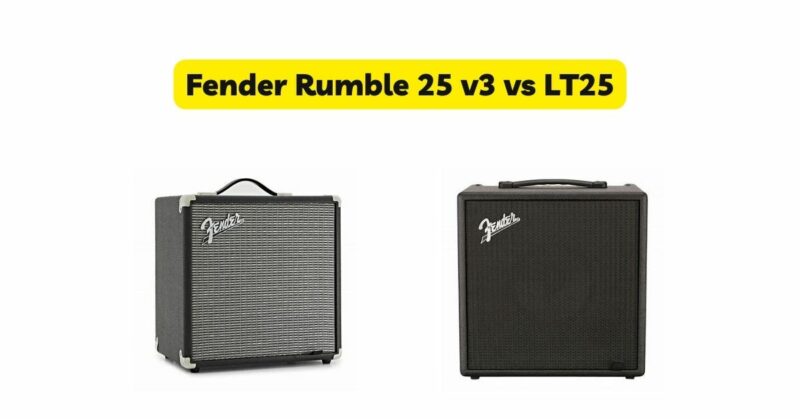 Fender Rumble 25 v3 vs LT25