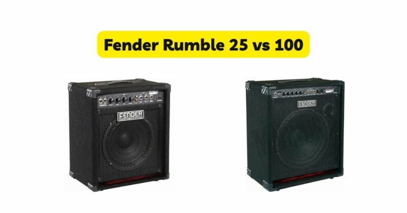 Fender Rumble 25 vs 100