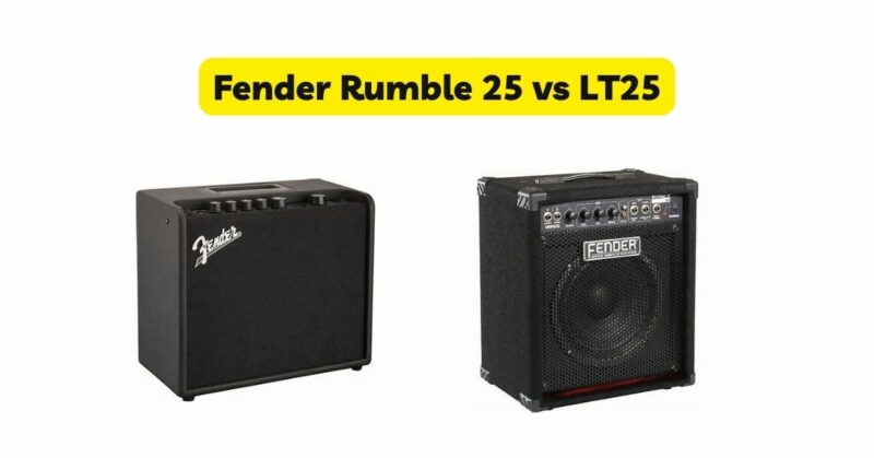 Fender Rumble 25 vs LT25