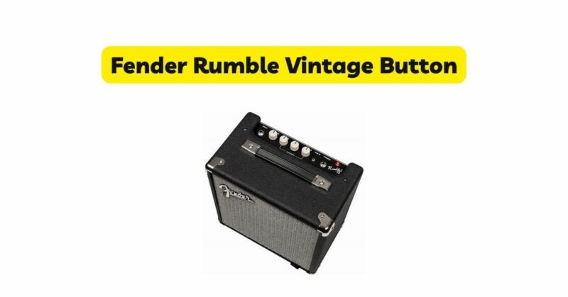 Fender Rumble Vintage Button