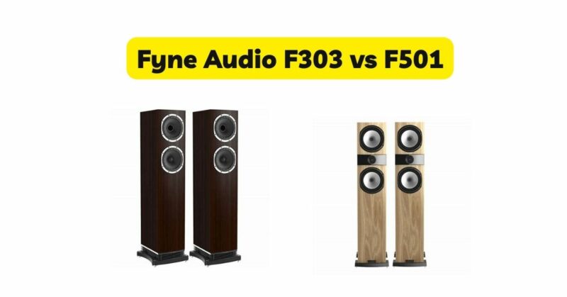 Fyne Audio F303 vs F501