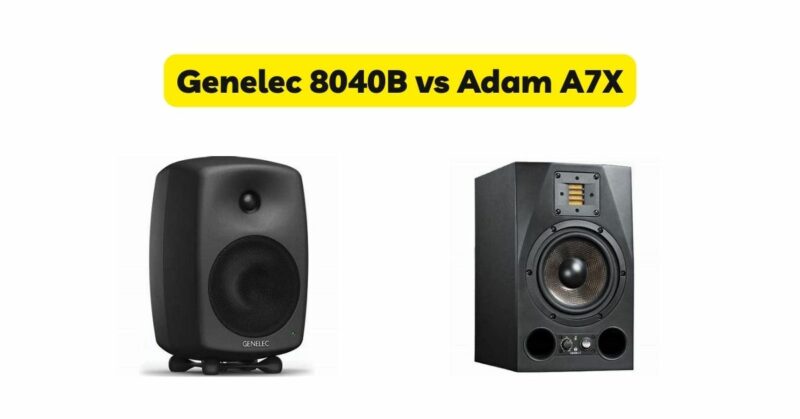 Genelec 8040B vs Adam A7X