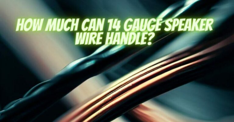 How Much Can 14 Gauge Speaker Wire Handle All For Turntables how-much-can-14-gauge-speaker-wire-handle-all-for-turntables