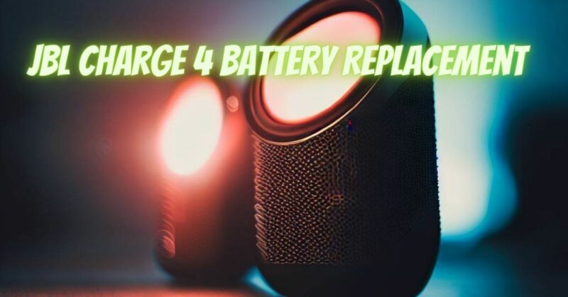 JBL Charge 4 Battery Replacement