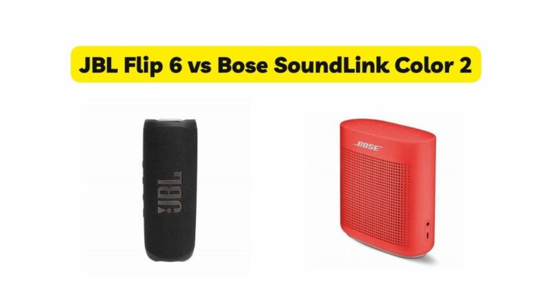 JBL Flip 6 vs Bose SoundLink Color 2