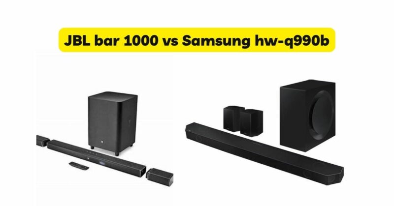 JBL bar 1000 vs Samsung hw-q990b