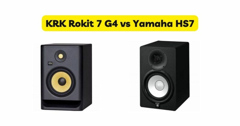 KRK Rokit 7 G4 vs Yamaha HS7