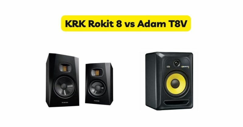 KRK Rokit 8 vs Adam T8V