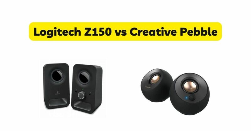 Logitech Z150 vs Creative Pebble