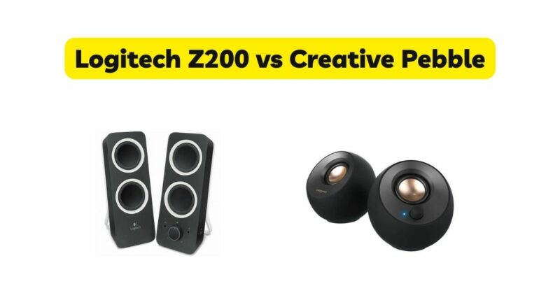 Logitech Z200 vs Creative Pebble