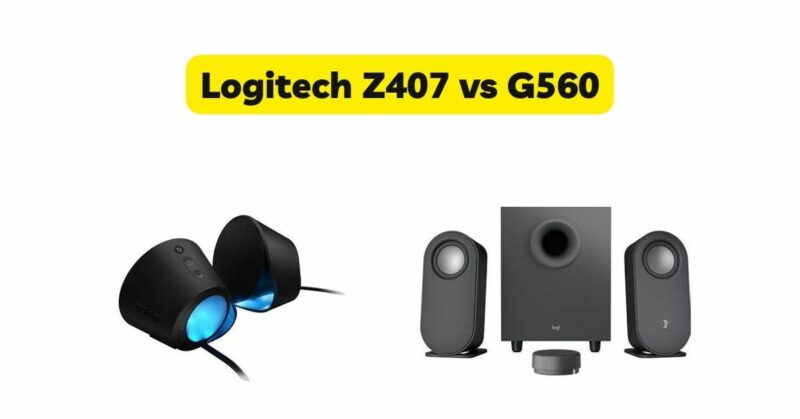 Logitech Z407 vs G560
