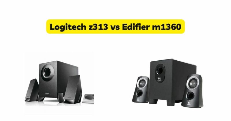 Logitech z313 vs Edifier m1360