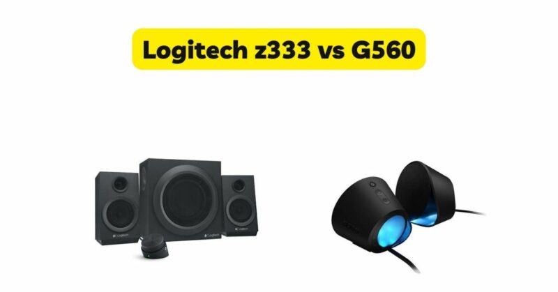 Logitech z333 vs G560