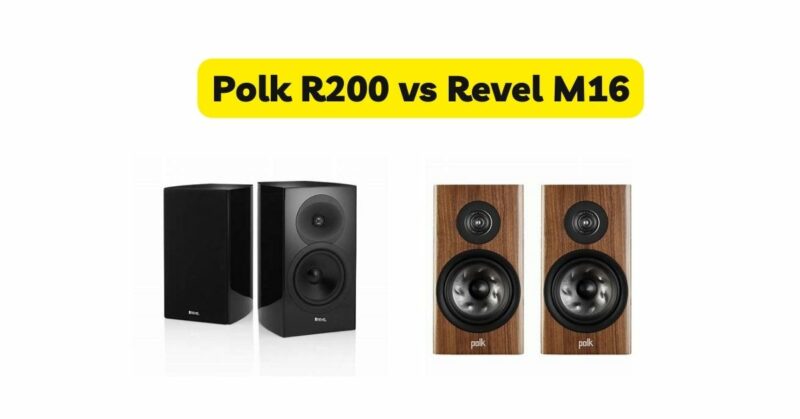 Polk R200 vs Revel M16