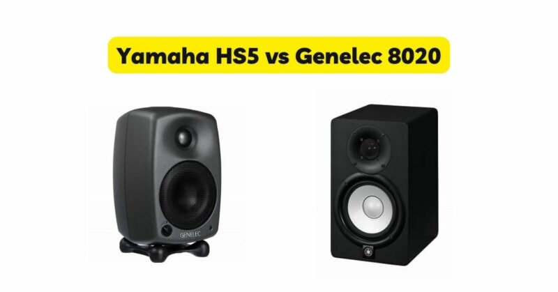Yamaha HS5 vs Genelec 8020