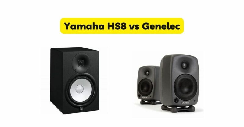 Yamaha HS8 vs Genelec