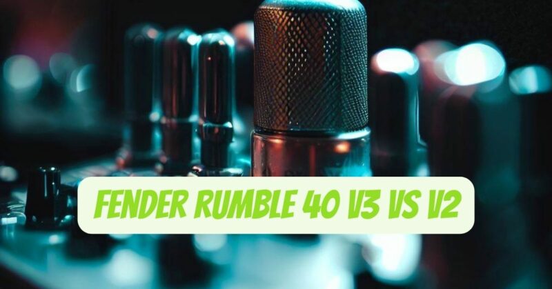Fender Rumble 40 v3 vs v2