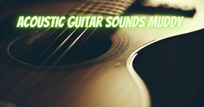 Acoustic guitar sounds muddy