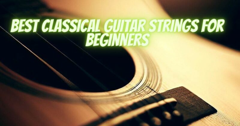 Best classical guitar strings for beginners