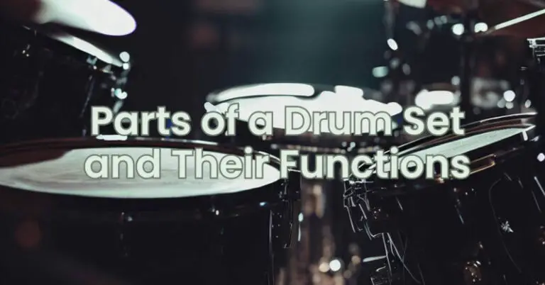 Parts of a Drum Set and Their Functions - All For Turntables