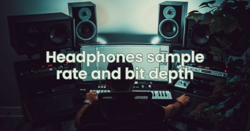 Headphones sample rate and bit depth