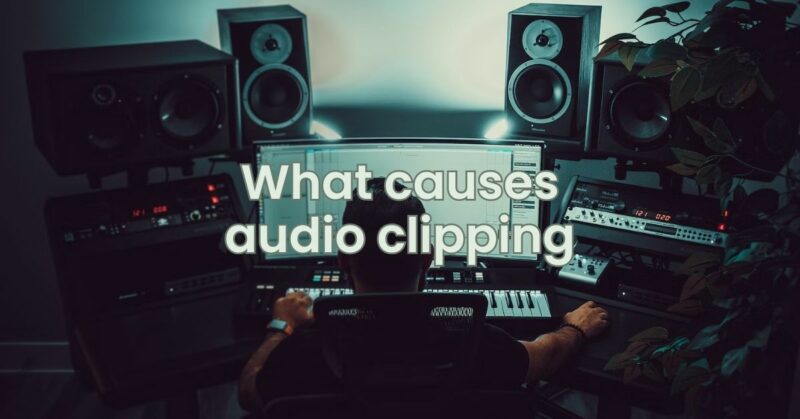 What causes audio clipping