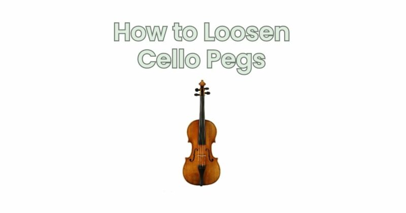 How to Loosen Cello Pegs