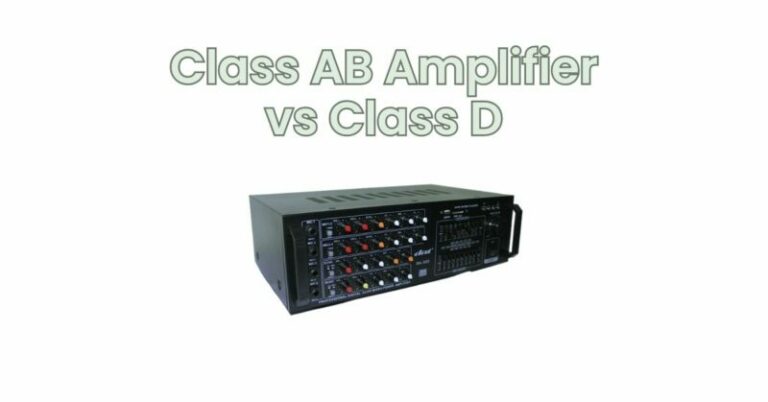 Class AB Amplifier vs Class D - All For Turntables