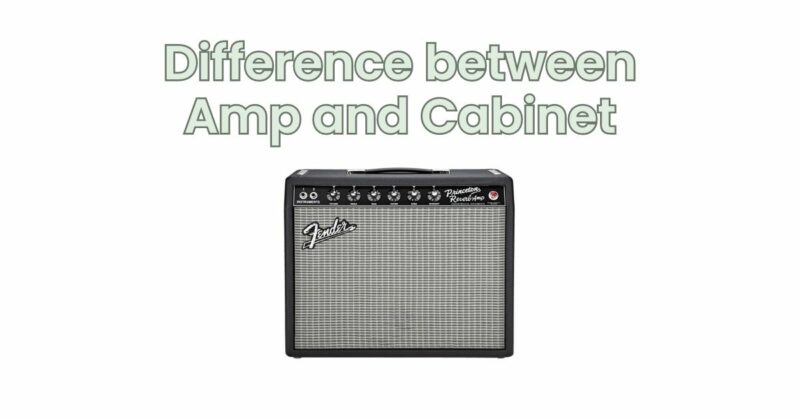 Difference between Amp and Cabinet