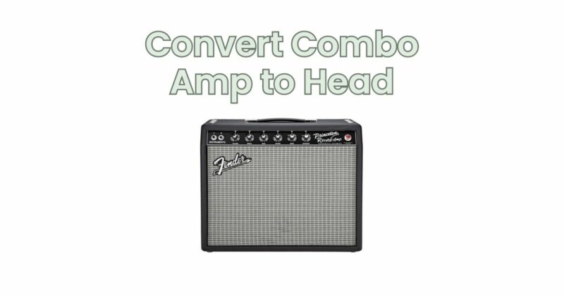 Convert Combo Amp to Head