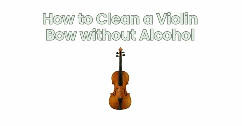 How to Clean a Violin Bow without Alcohol