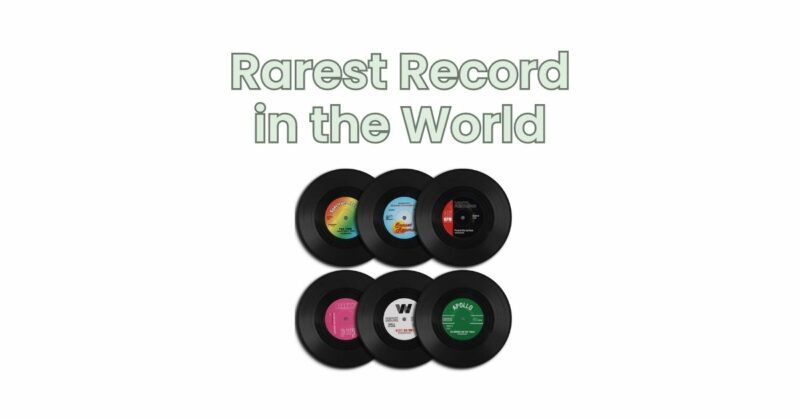 Rarest Record in the World