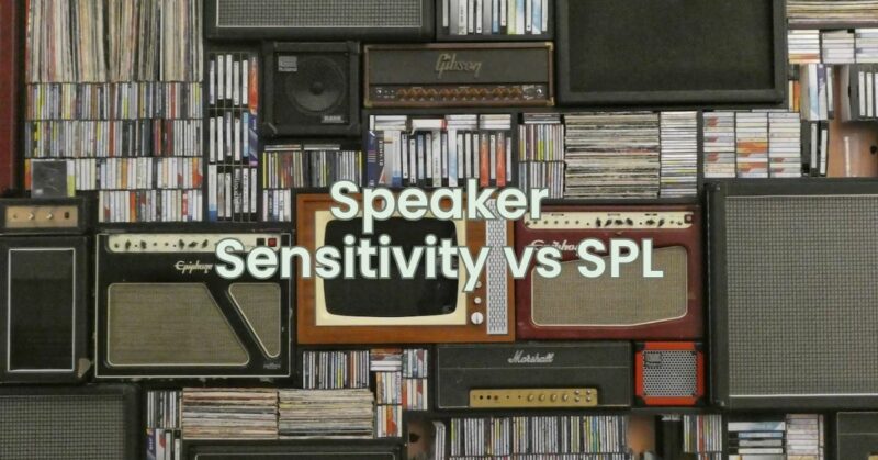 Speaker Sensitivity vs SPL