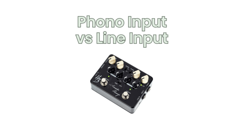 Phono Input vs Line Input