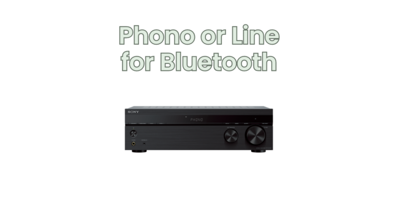 Phono or Line for Bluetooth
